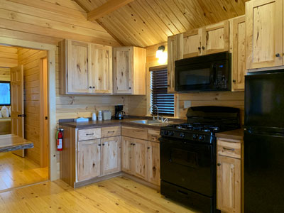 The Beach House Lakeview Log Cabin Interior