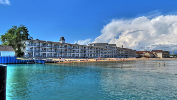 Hamilton Inn Select Beach from the Ferry Dock