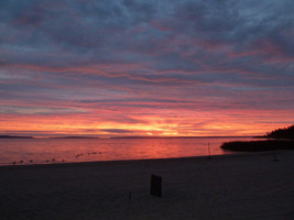 The Beach House Cottage Sunset