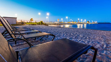 Best Western Beach at Night