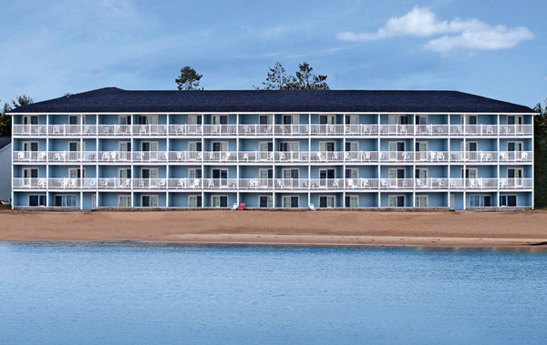 Mackinaw City Hotels Fairview Beachfront Inn Hotel Waterpark